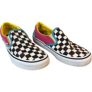 pink glow vans women's